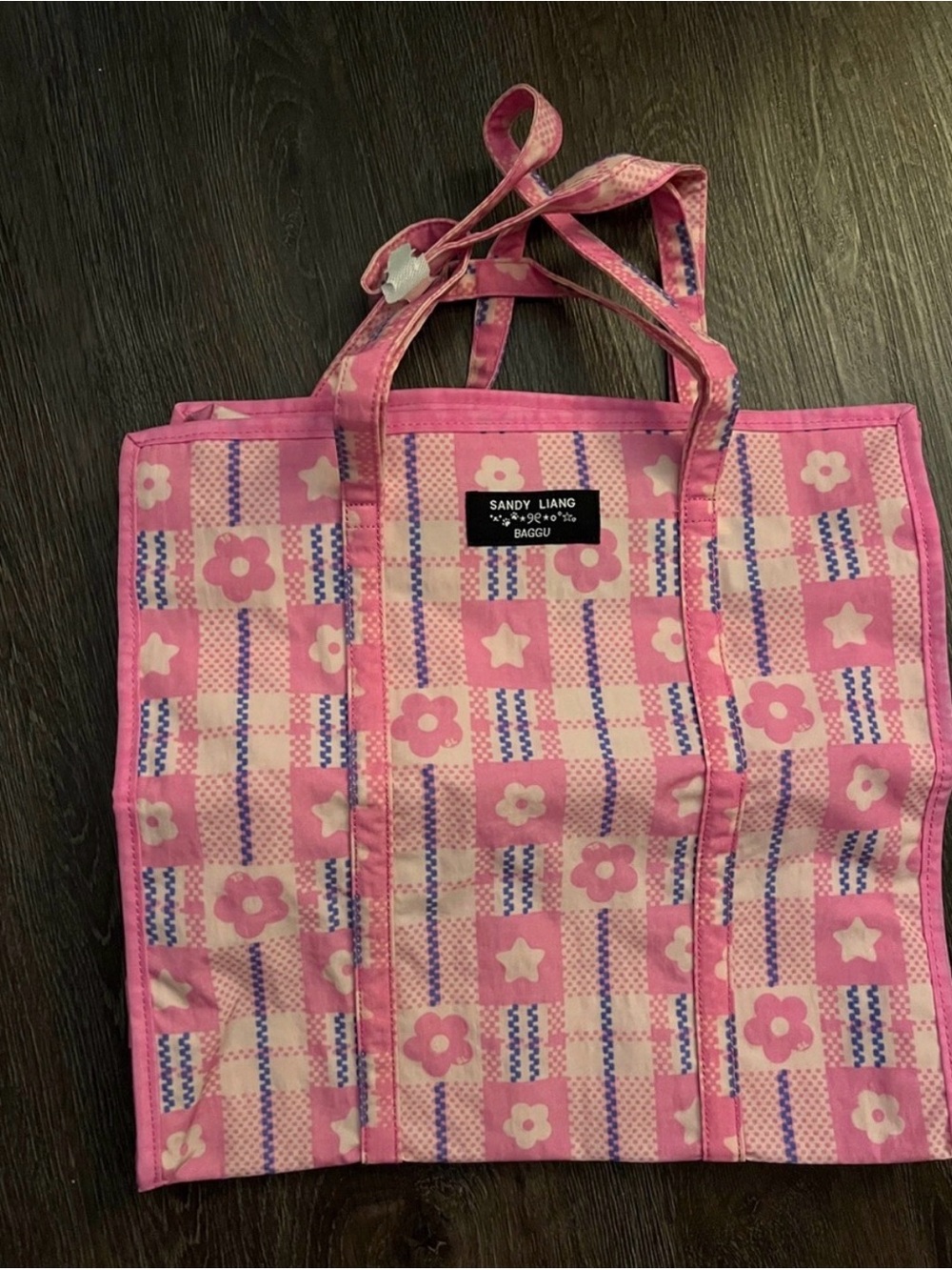 BAGGU x Sandy Liang Pink Market Tote